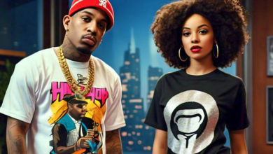 Hip Hop Stars Wearing Fashion T-Shirts