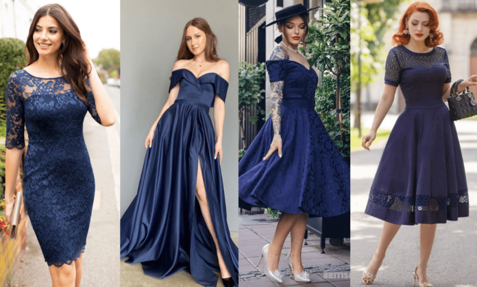 navy dress