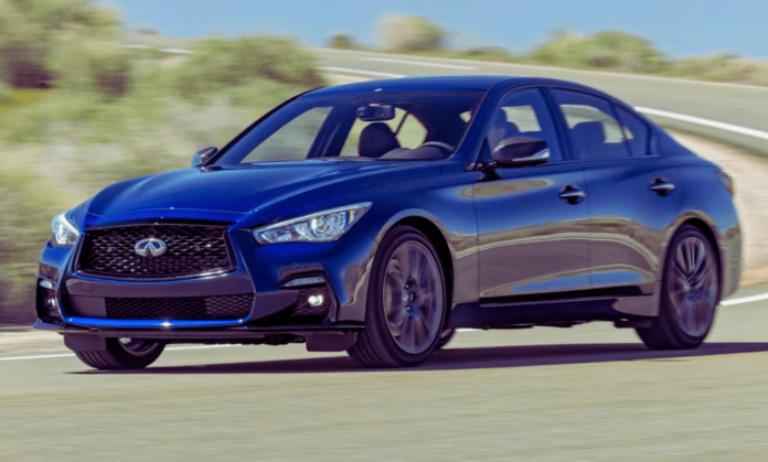 infiniti q50 red sport